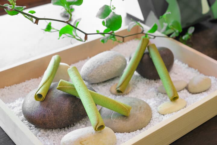 バターの香り＆ほろにが宇治抹茶のハーモニー♪　ヨックモックの「シガール オゥ マッチャ」は初夏限定の味わい