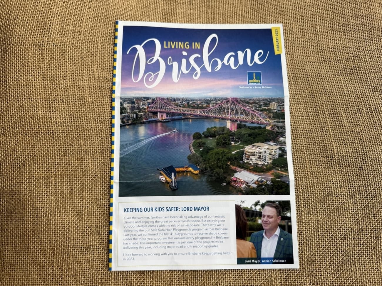 毎号楽しみ!ブリスベンのニュースレター「LIVING IN Brisbane」
